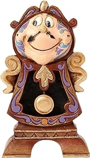 Disney Traditions Keeping Watch Cogsworth Figurine, Black, One Size, 4049621