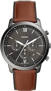 Fossil Men's Neutra Chronograph, Smoke-Tone Stainless Steel Watch, FS5512