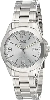 Casio Men's Watch - MTP-1215A-7ADF Silver Dial, Silver Band