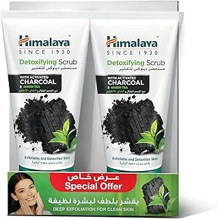 Himalaya Detoxifying Scrub Effectively Exfoliates & Detoxifies Skin, Leaving It Smooth & Clear -150ml Twin Pack