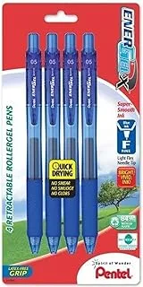 Mitsubishi Vision 0.5 mm Tip Needle Roller Ball Pen Blister Pack, Blue