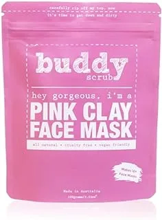 Buddy Scrub Australian Pink Clay Face Mask, 100 gm