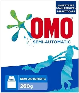 OMO Semi-Automatic Powder Laundry Detergent, for 100% effective stain removal, 260g