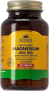 SUNSHINE NUTRITION Magnesium Citrate Tabs 100'S