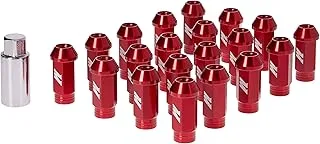 Mishimoto - MMLG-15-LOCKRD Aluminum Locking Lug Nuts, M12 x 1.5, Red