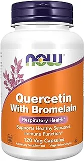 Now Foods Quercetin with Bromelain 120 Veg Capsules