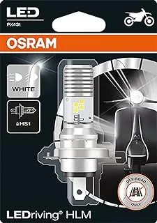 OSRAM LEDriving HLM ≜ HS1, LED Motorcycle headlight lamp, White 6000K, LED Retrofit, off-road use only, Single box(1 lamp)