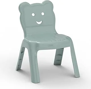 Mahmayi Ch01 Ergonomic Child Desk 8050 Low Height With Round Edges Light Grey With 4 Me Chc1 Child Plastic Chair Light Grey Combo (Light Grey, Single Chair)