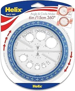 Maped Helix USA ANGLES/CIRCLES PROTRACTOR ASST