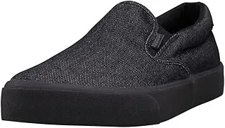 Lugz Men's Clipper Sneaker, Black Denim, 11