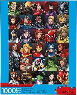 Aquarius Marvel Puzzle Superheroes (1000 Piece Jigsaw Puzzle) - Officially Licensed Marvel Merchandise & Collectibles - Glare Free - Precision Fit - 20 X 28 Inches