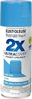 Rust-Oleum Painter's Touch 2X Ultra Cover Paint and Primer Satin Oasis Blue 340 g, 12 OZ. SPRAY 277991