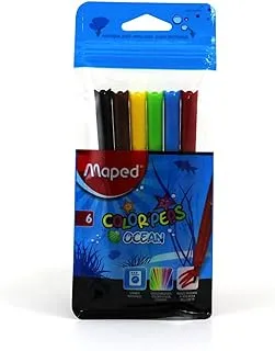 Maped Ocean Pulse Colour Peps Felt Tip Pen 6-Pieces