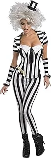 زي Secret Wishes للسيدات من طراز Beetlejuice مشد - Beetlejuice Corset Style Costume S.