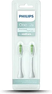 PHILIPS SONICARE One By 2 Brush Heads, Mint Light Blue, BH1022/03, 10.0 grams