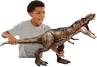 Jurassic World Super Colossal Tyrannosaurus Rex Dinosaur Figure for 4 Year Olds & Up