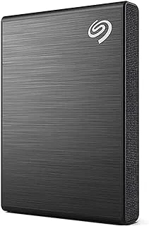 Seagate One Touch SSD, 500GB, External SSD, USB 3.0, Black, 1 year MylioCreate, 4 mo Adobe Creative Cloud Photography (STKG500400)