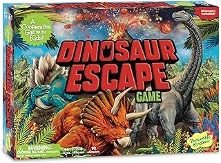 Peaceable Kingdom Dinosaur Escape Cooporative Board Game, One Size