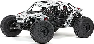 ARRMA RC Truck 1/7 FIRETEAM 6S 4WD BLX Speed ​​Assault Vehicle RTR (البطاريات والشاحن غير مدرجين) ، ARA7618T2 ، أبيض / أسود