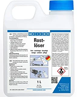 WEICON Rust Loosener | 1 L | beige | Caring rust remover for metal surfaces