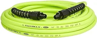 Flexzilla Pro Air Hose, 1/4 in. x 25 ft., Heavy Duty, Lightweight, Hybrid, ZillaGreen - HFZP1425YW2