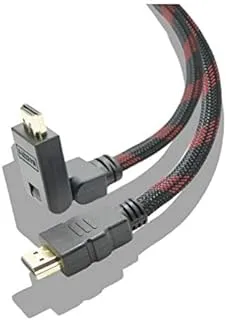 كابل HDMI عالي السرعة 2m 2.0-4K @ 60Hz دعم 18Gbps Ethernet مناسب لجميع أجهزة HDMI.