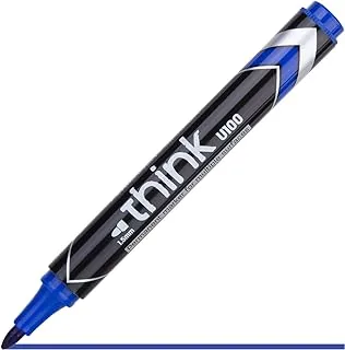 deli EU10030 Think 1.5 mm Permanent Marker, Blue