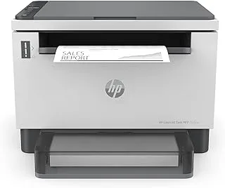 HP LaserJet Tank MFP 1602w Printer, wireless, Print, copy, scan, White [2R3E8A], Pre-filled with toner to print up to 5000 pages