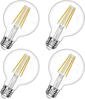 MODI E27 Edison Bulb - 8W | Non-dimmable CE Approved G95 Filament LED Light Bulb for Camping, Vintage Decorations, Festival Decoration