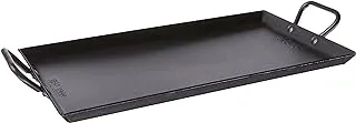 Lodge Crsgr18 Carbon Steel Griddle, Pre-Seasoned, 18-Inch, Black