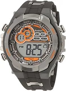 Armitron Men's 40/8188 Digital Chronograph Resin Strap Watch