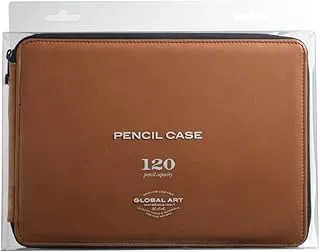 Speedball Art Products Geniune Leather Storage Case for Pencils, Makers, Pens and Art Supplies