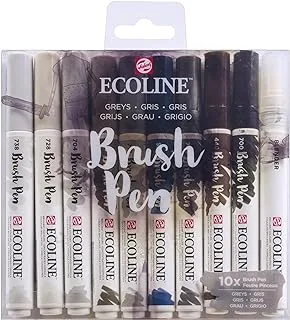 ECOLINE WC BRUSHPEN GREY SE/10