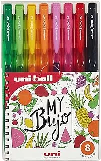 Mitsibushi Mitsubishi Uni-Ball Signo 0.7 mm Tip Gel Pens 8-Pack, Assorted