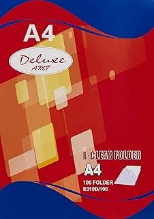 Deluxe A4 L-Shape Folder, 100-Pieces