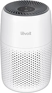 LEVOIT Air Purifiers for Bedroom Home, 3-in-1 Filter Cleaner with Fragrance Sponge for Better Sleep, Filters Smoke, Allergies, Pet Dander, Odor, Dust, Office, Desktop, Portable, Core Mini, White