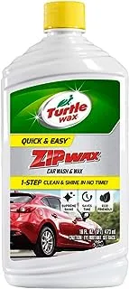 Turtle Wax Zip Car Wash and Wax, T75A, 16 oz, Clear