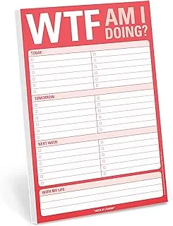 Knock Knock Am I Doing? Pad, To Do List Note Pad, 6 X 22.8 cmes