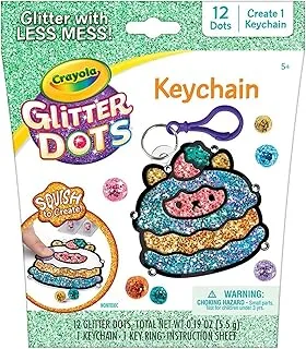 Crayola Glitter Dots Value Key Chain