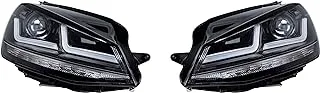 OSRAM LEDriving Golf VII, Black, LED headlights as full xenon lights replacement, Carton Box, Complete Set - 2 headlights left + right