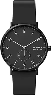 ساعة Skagen Aaren كوارتز سيليكون ملونة أضيق الحدود 41 ملم