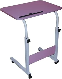 SHOWAY Multipurpose Adjustable Height Laptop Desk, Mobile & Tablet Holder; Pink,Size 60x40cm, Adjust 70-90cm,LC-SDTBLE-PK