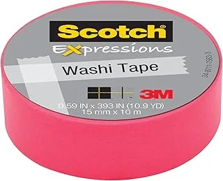 WASHI TAPE PINK .59INX393IN