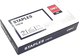 Deli 53/8 Tacker Staples 1000 Piece, Silver