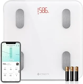 Etekcity Scales For Body Weight, Bathroom Digital Weight Scale For Body Fat, Smart Bluetooth Scale For Bmi, And Weight Loss, Sync 13 Data With Other Fitness Apps