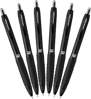 Uni-Ball Signo 307 Retractable Gel Ink Pen, 6-Count (Medium, Black)