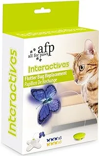 لعبة Afp Interactives Cat Re-Fill Of Flutter Bug ، مجموعة من 6 ألعاب لجميع الكفوف