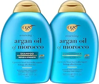 Ogx Shampoo & Conditioner Renewing+ Argan Oil Of Morocco 385ml Pack Of 2