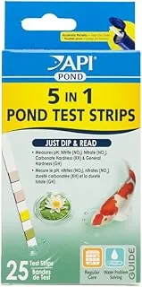 API 5in1 Pond Water Test 25 Strips