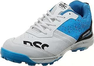 DSC Men's Beamer Cricket Shoes Size 6 UK (Fluro Yellow-White)